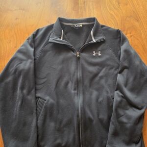 Under Armour Men's Black Zip-Up Sweater